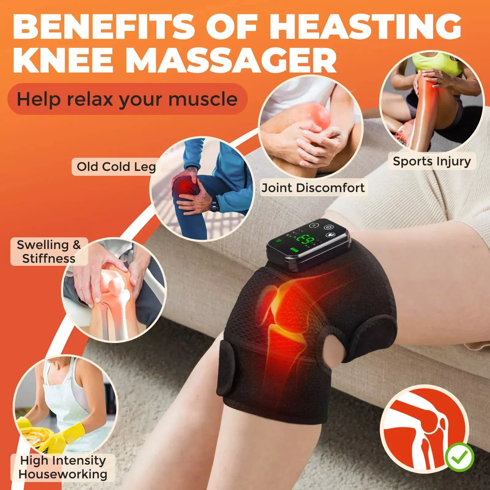 Rechargeable Heating Shoulder Pad - Image 2