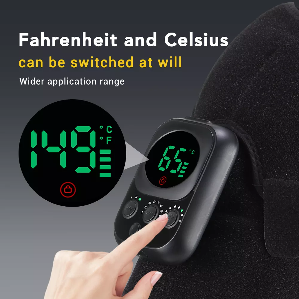 Wireless Heated Shoulder Massager with Vibration - Image 6