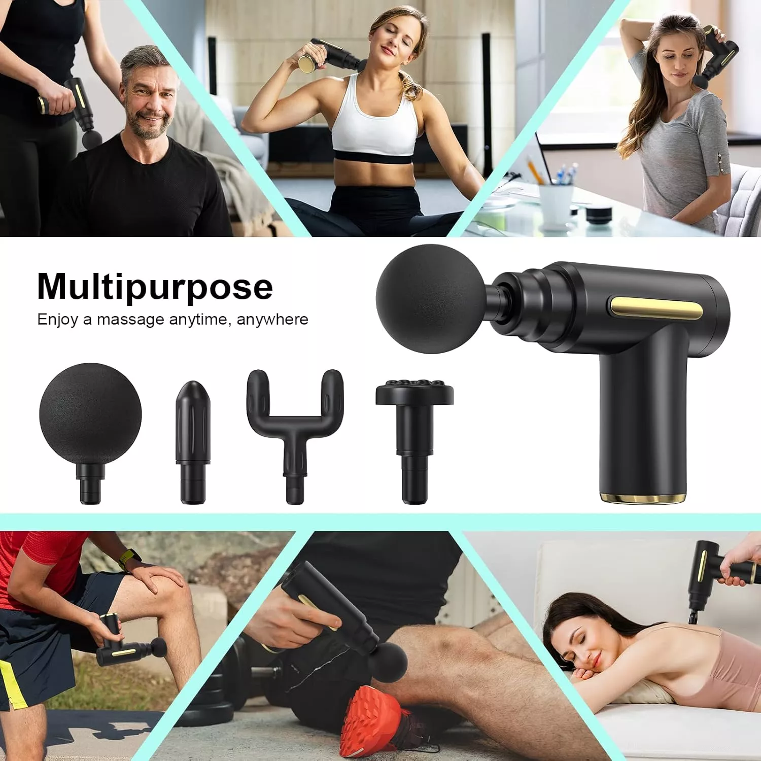 Mini Fascia Gun Portable Deep Tissue Massage Gun - Image 7