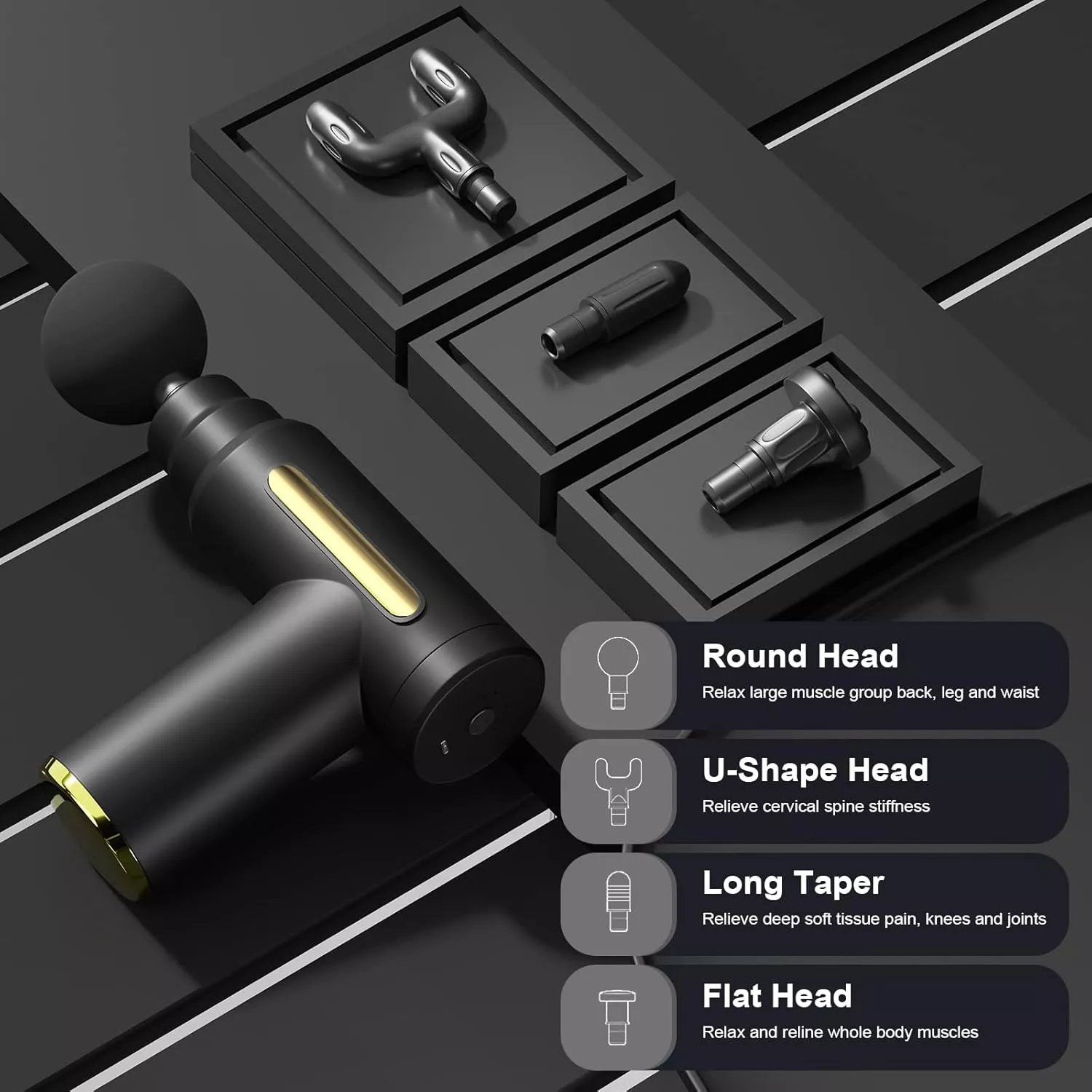 Mini Fascia Gun Portable Deep Tissue Massage Gun - Image 2