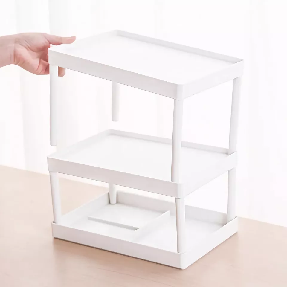 Multi-Layer Storage Shelf Organizer for Kitchen, Office & Bathroom - Image 4