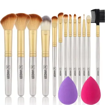 13 Piece Makeup Brushes Set