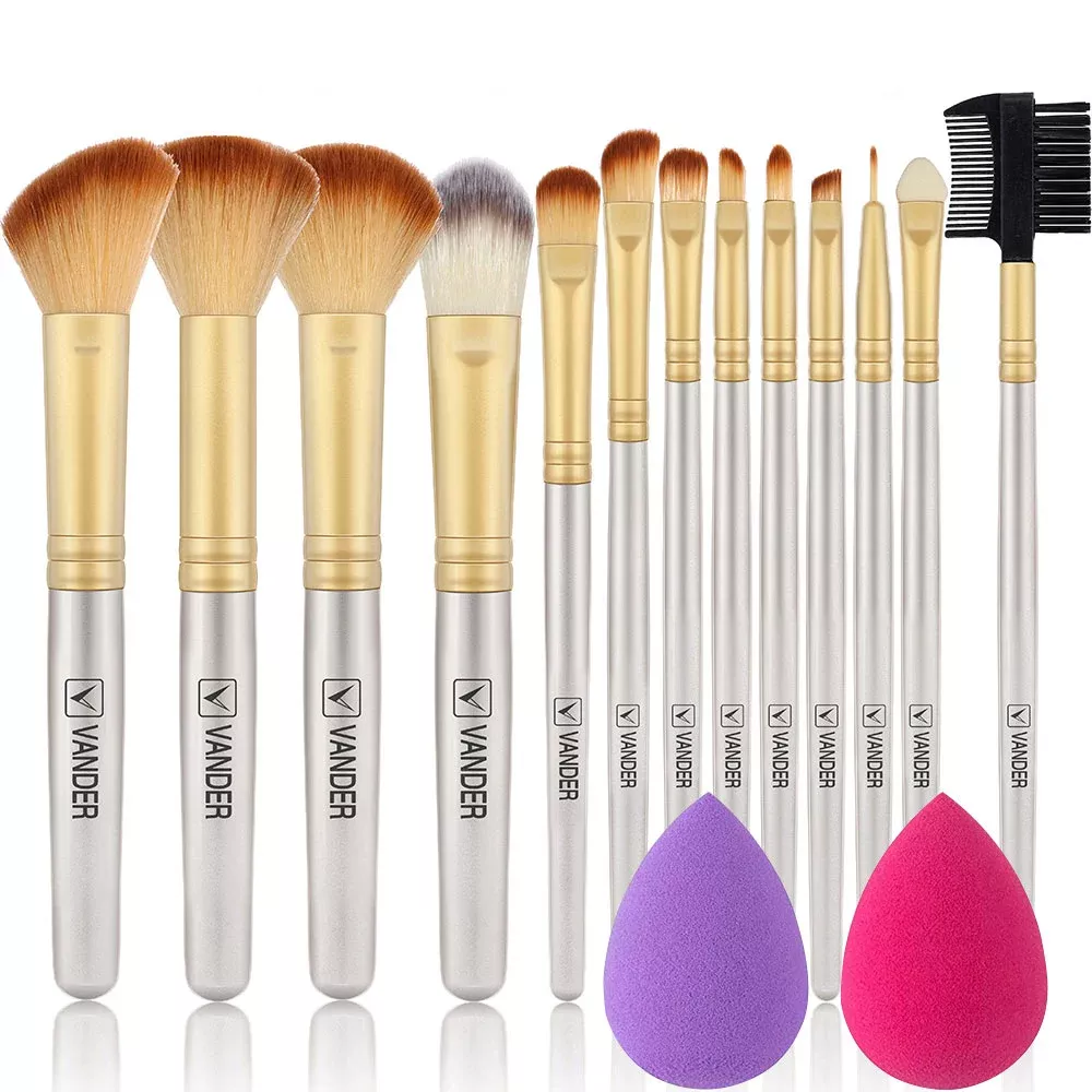 13 Piece Makeup Brushes Set