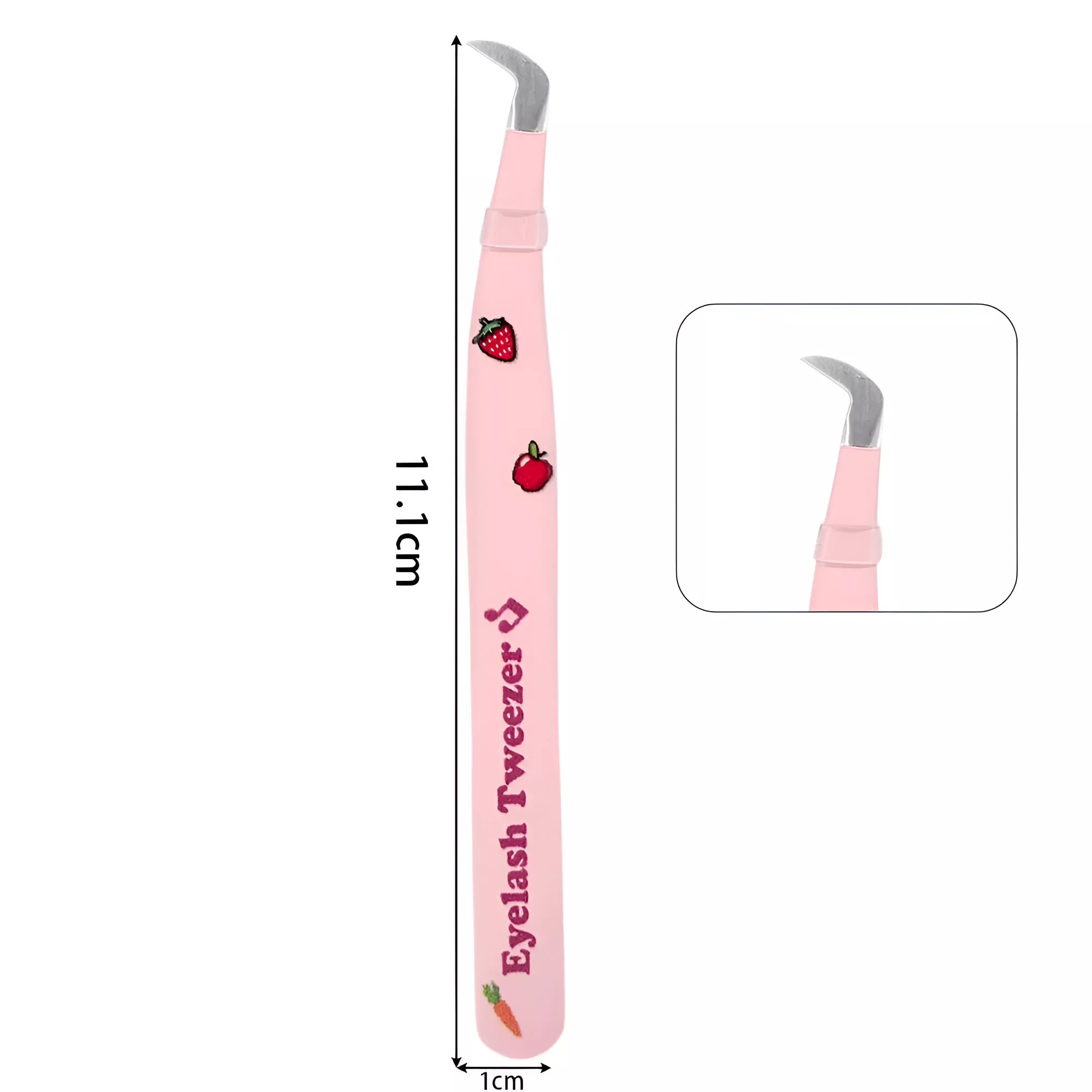 Multifunctional Stainless Steel Eyelash Tweezers Set – Precision Lash Curler Tool - Image 8