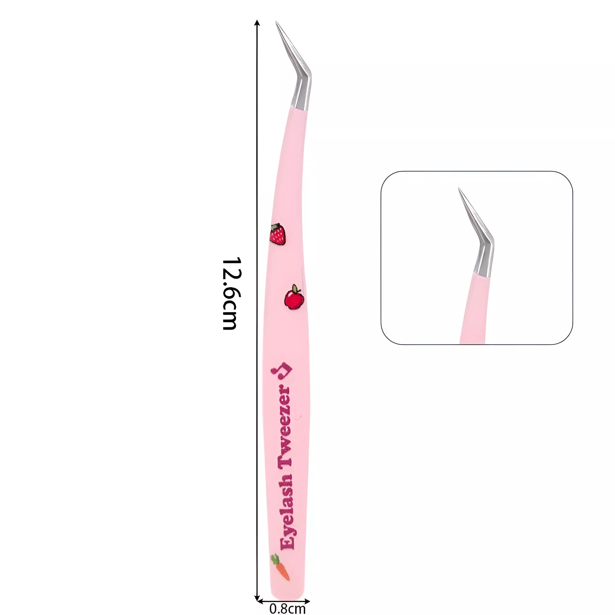 Multifunctional Stainless Steel Eyelash Tweezers Set – Precision Lash Curler Tool - Image 7