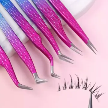 High Precision Anti-Static Eyelash Tweezers