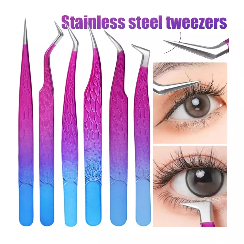 High Precision Anti-Static Eyelash Tweezers - Image 2