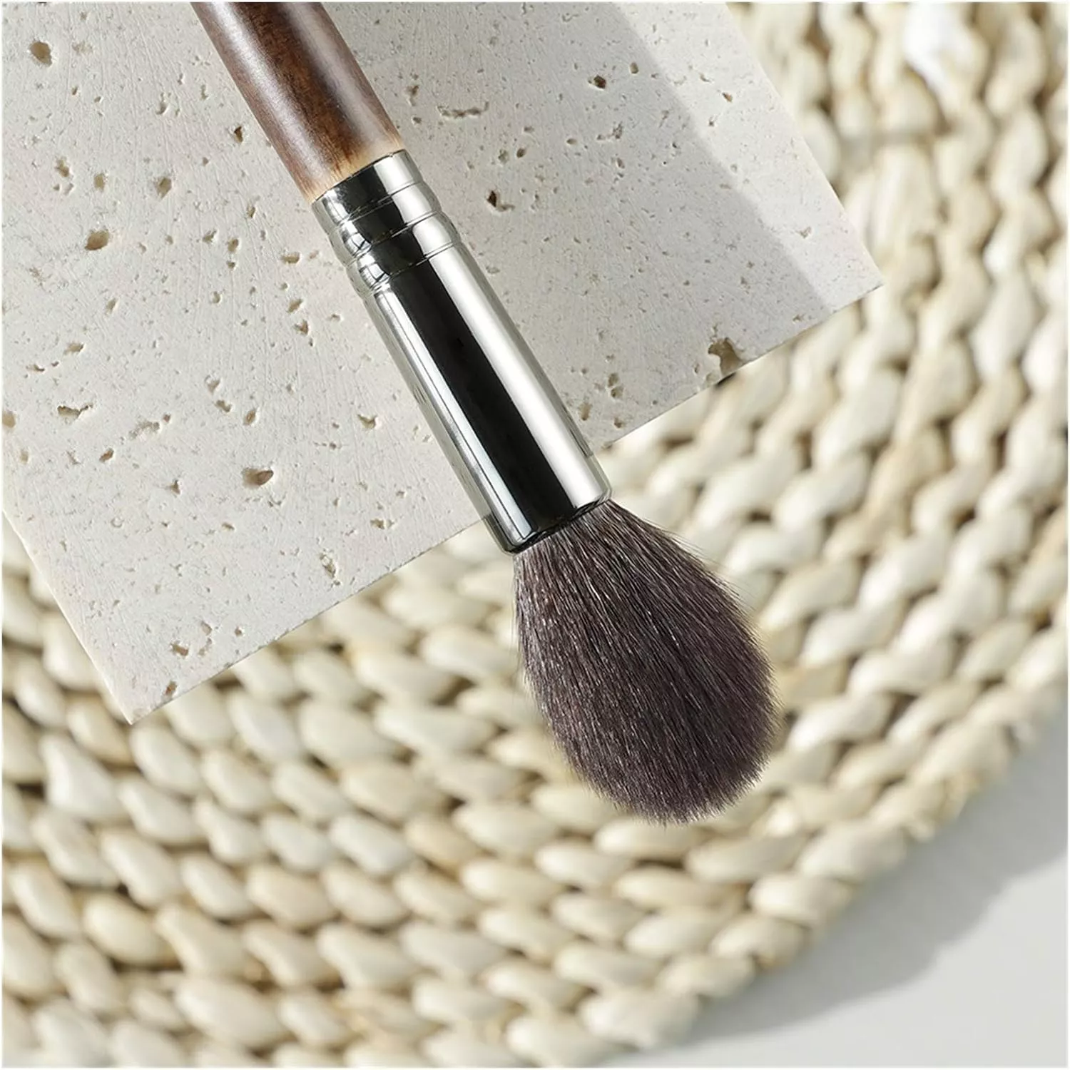 Natural Goat Hair Tapered Makeup Brushes Set - Image 6