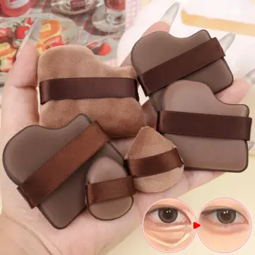 Chocolate Biscuit Makeup Puff Set - 6PCS Dual-Use Wet & Dry Foundation Puffs