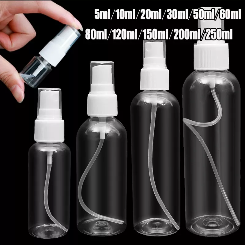 Transparent Refillable Spray Bottle - Travel-Friendly Perfume & Essential Oil Atomizer - Image 2