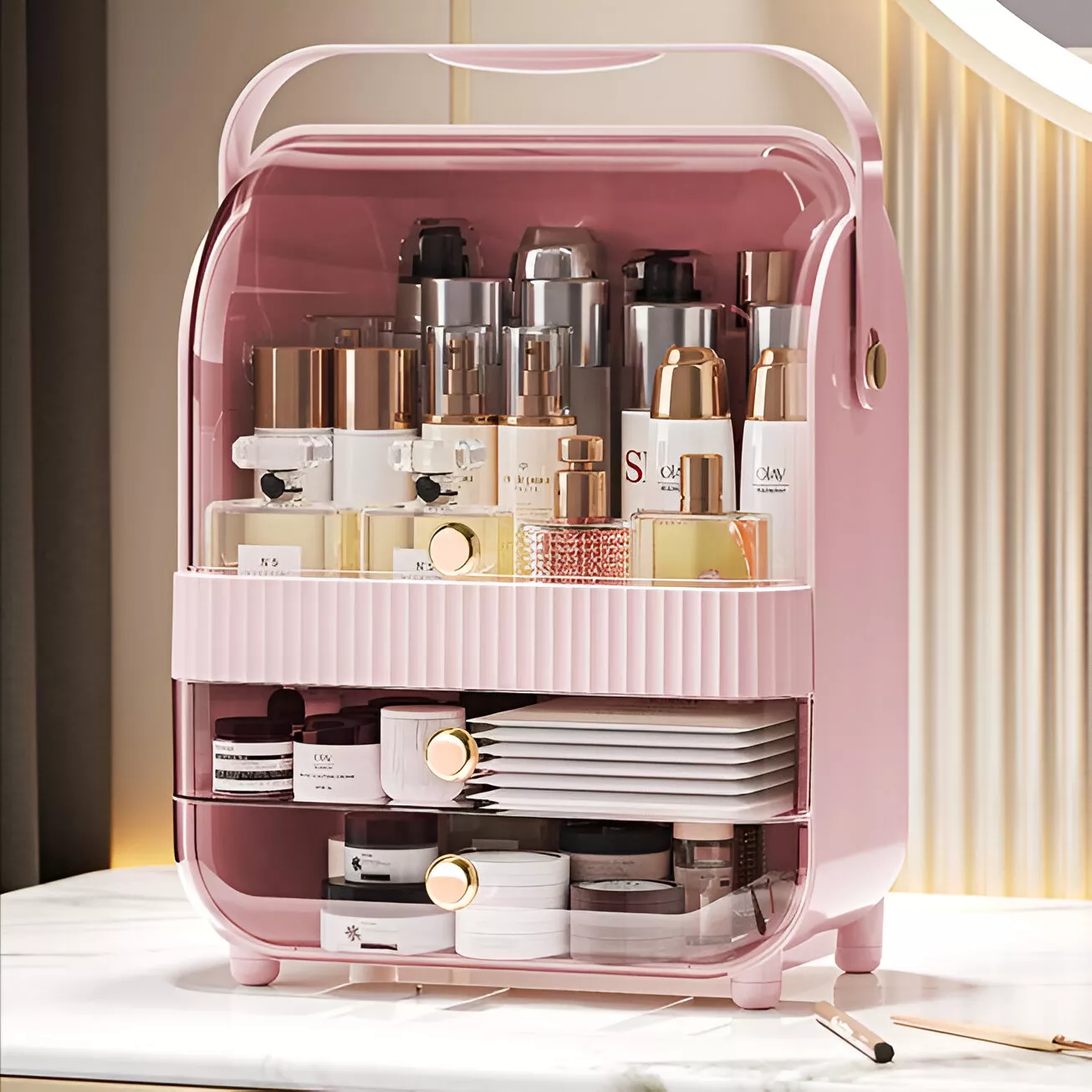 Clear Makeup Organizer - Image 3