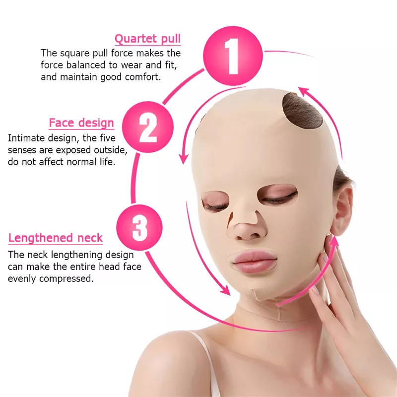 3D Reusable Face Slimming Bandage - Image 4