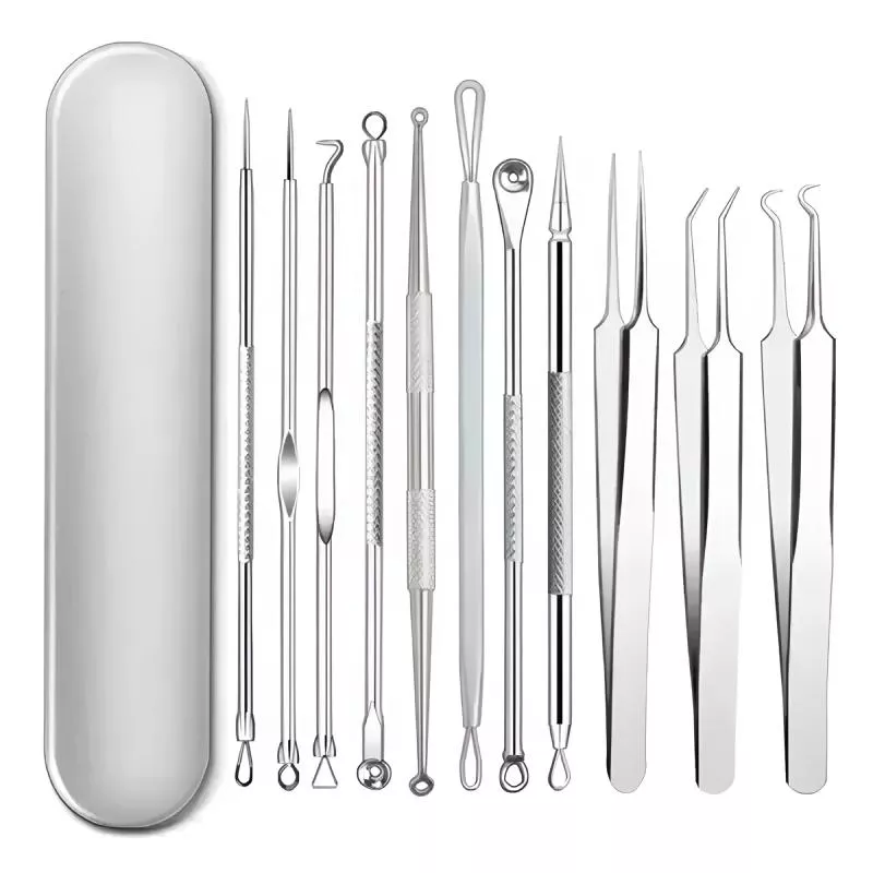 11-Piece Acne Needle & Blackhead Remover Set