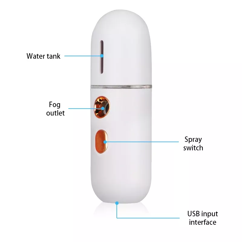Mini Portable Nano Mister Facial Steamer - Hydrating Beauty Spray - Image 3