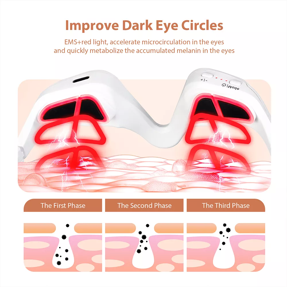 Eye Massager for Dark Circles, Wrinkles & Eye Fatigue Relief - Image 4