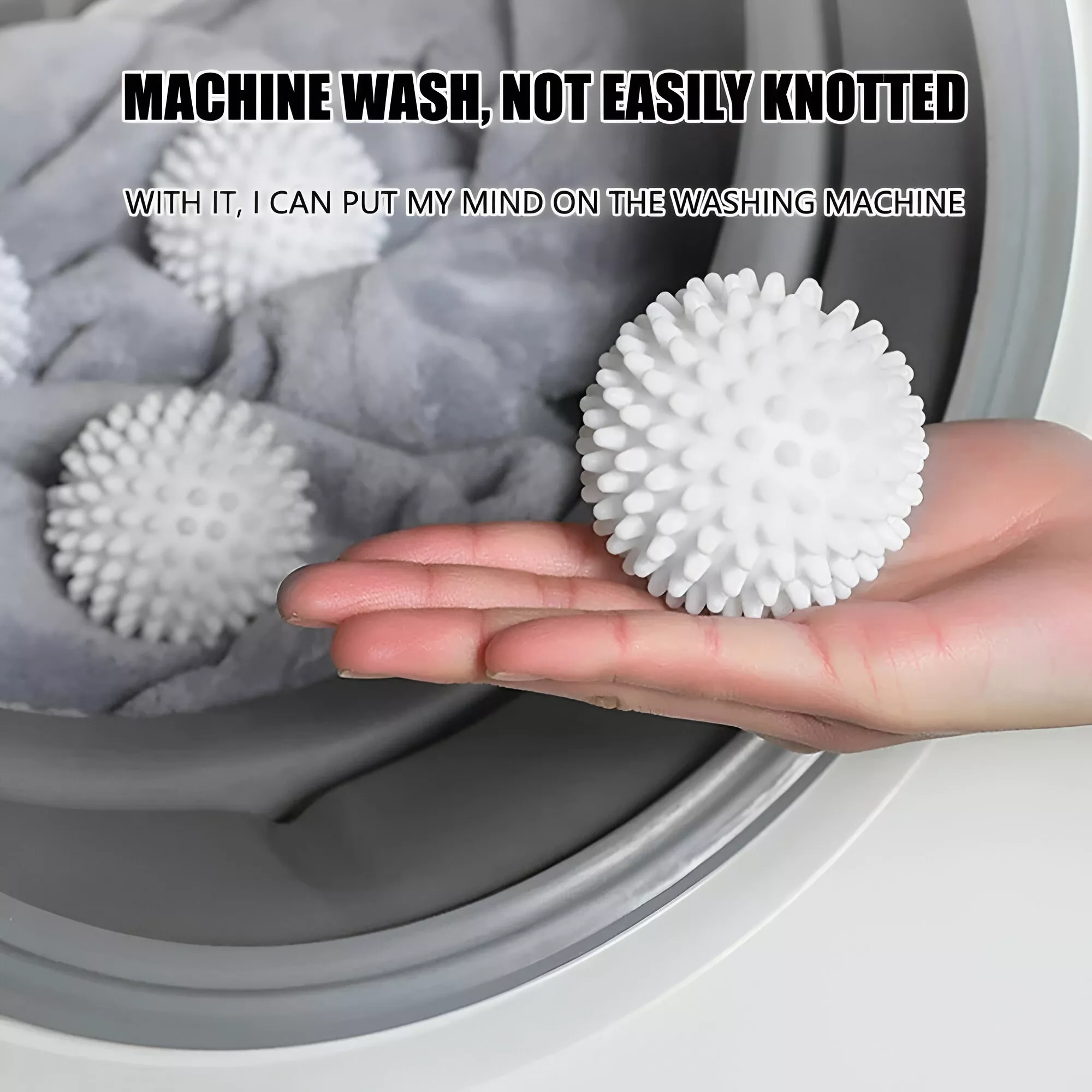 Magic Laundry Ball – Reusable PVC Cleaning Ball for Washing Machine & Clothes Softening - Image 3