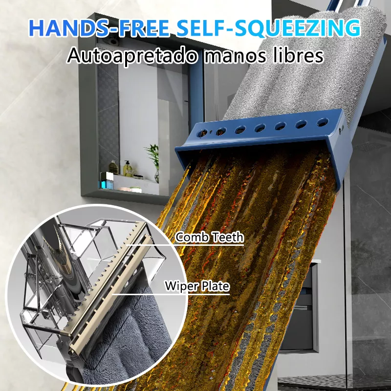 2-in-1 Microfiber Floor Cleaning Mop and Bucket Set - Image 4