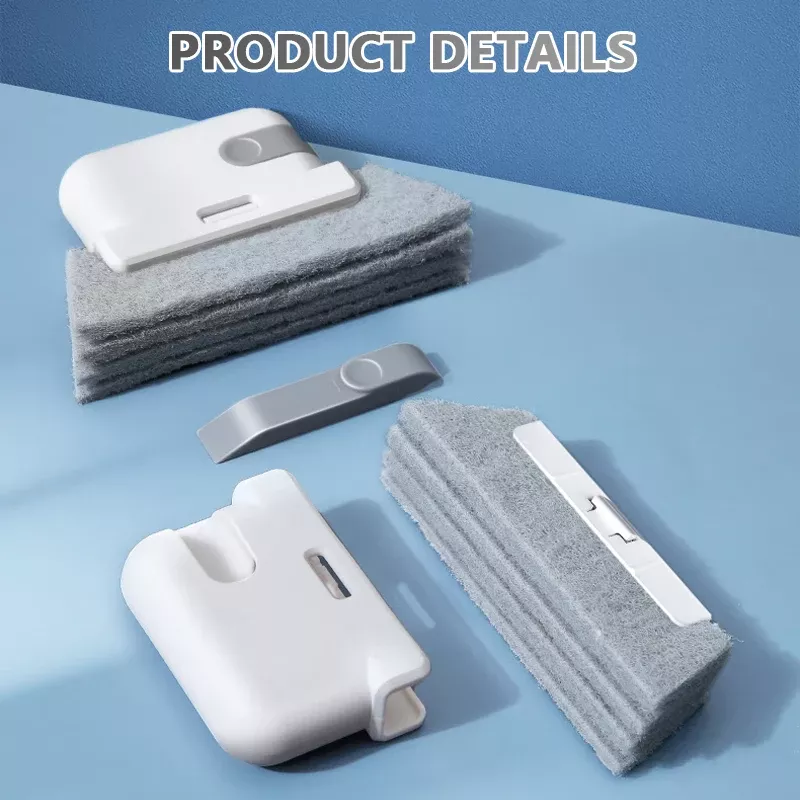 Window Groove Cleaning Brush - Handheld Sliding Door Track & Crevice Cleaner - Image 4