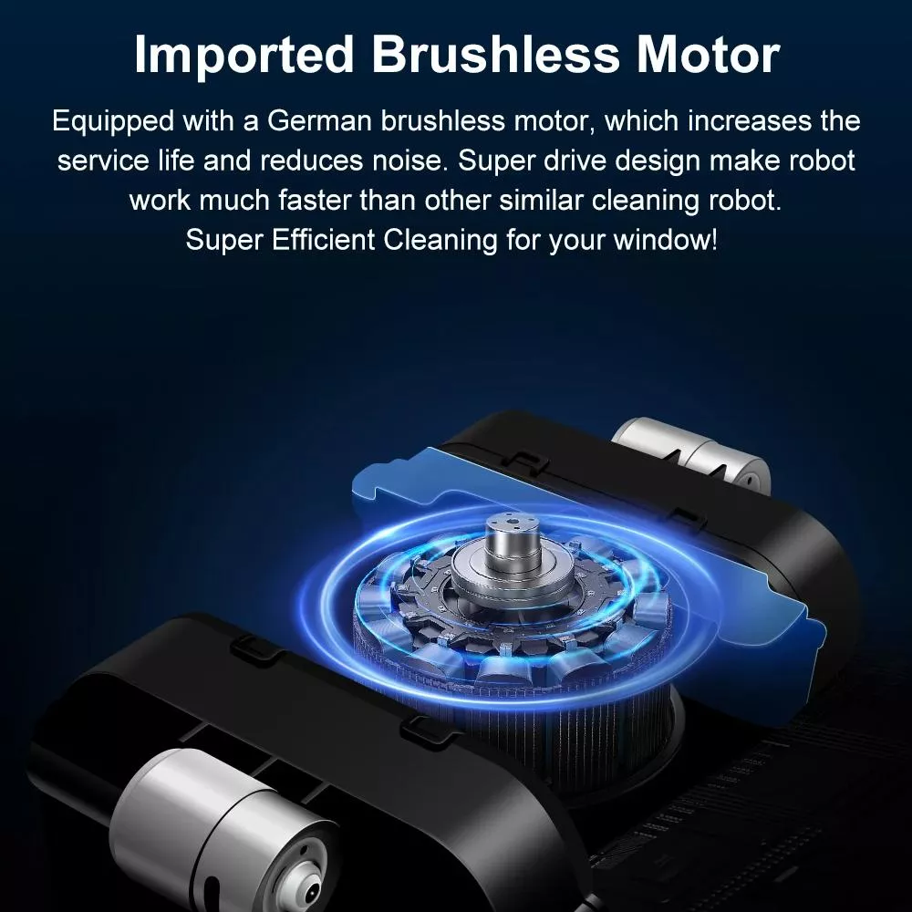 Smart Window Vacuum Robot Cleaner with Dual Ultrasonic Spray & AI Navigation - Image 5