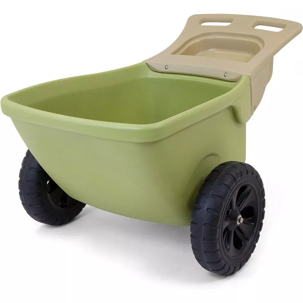 Heavy-Duty Easy Haul Wheelbarrow with Garden Tool Tray - Image 6