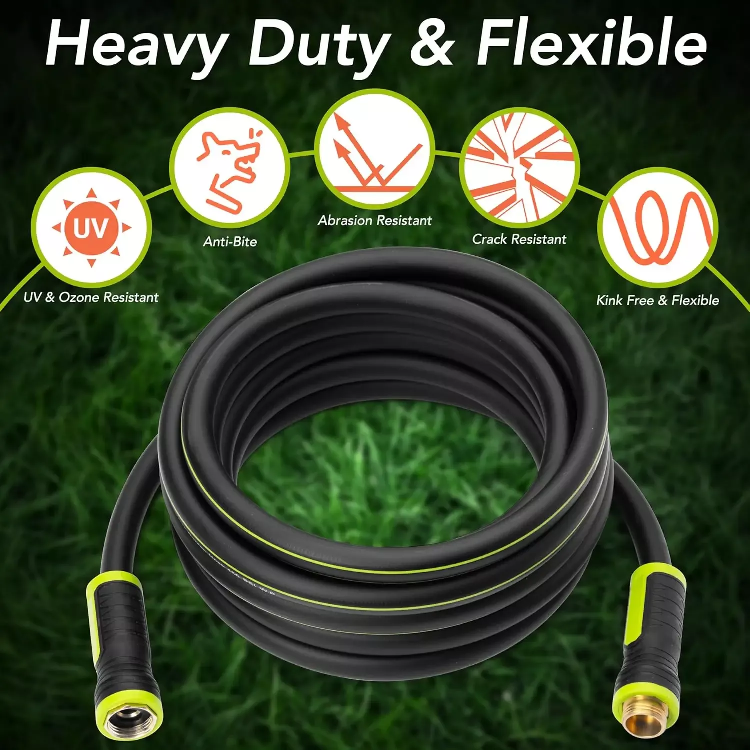 Heavy Duty 50ft Garden Hose - Image 2