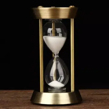 Elegant Vintage Metal Hourglass Timer