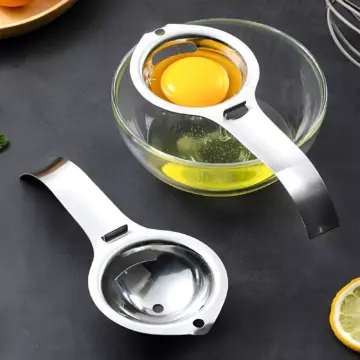 Stainless Steel Long Handle Egg Separator