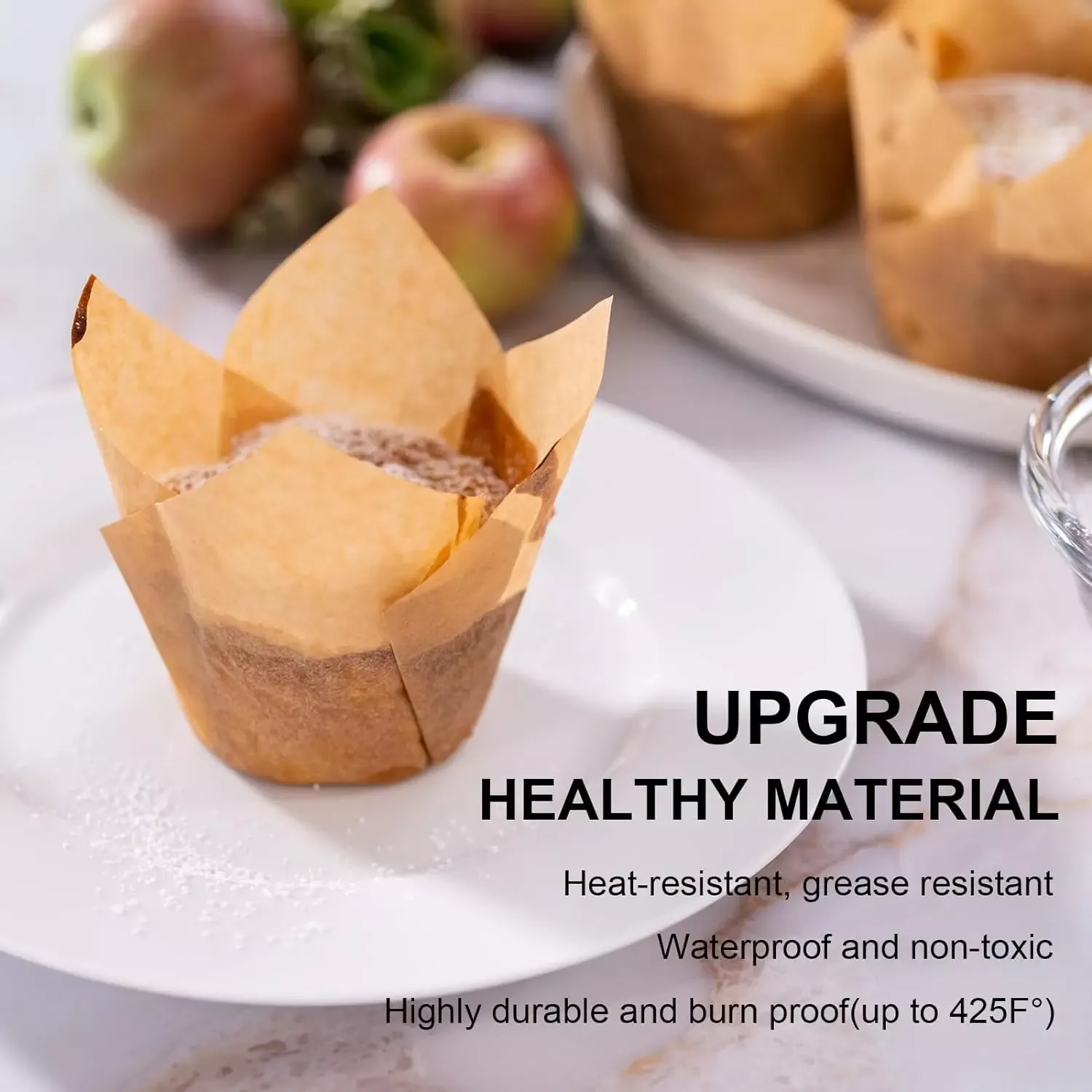 100pcs Tulip Cupcake Liners - Image 3