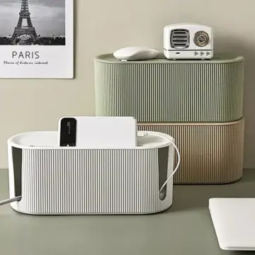 Color Wire Cable Storage Organizer Box – Dustproof Power Socket & WiFi Router Case