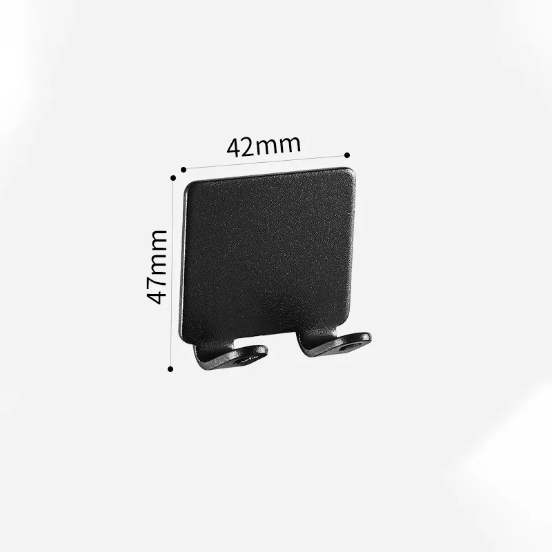 2 Pcs Stainless Steel Punch-Free Razor Holder & Bathroom Storage Hook - Image 7