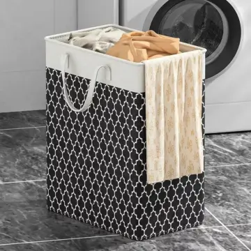Waterproof Foldable Laundry Basket with Large Capacity and Storage Organizer