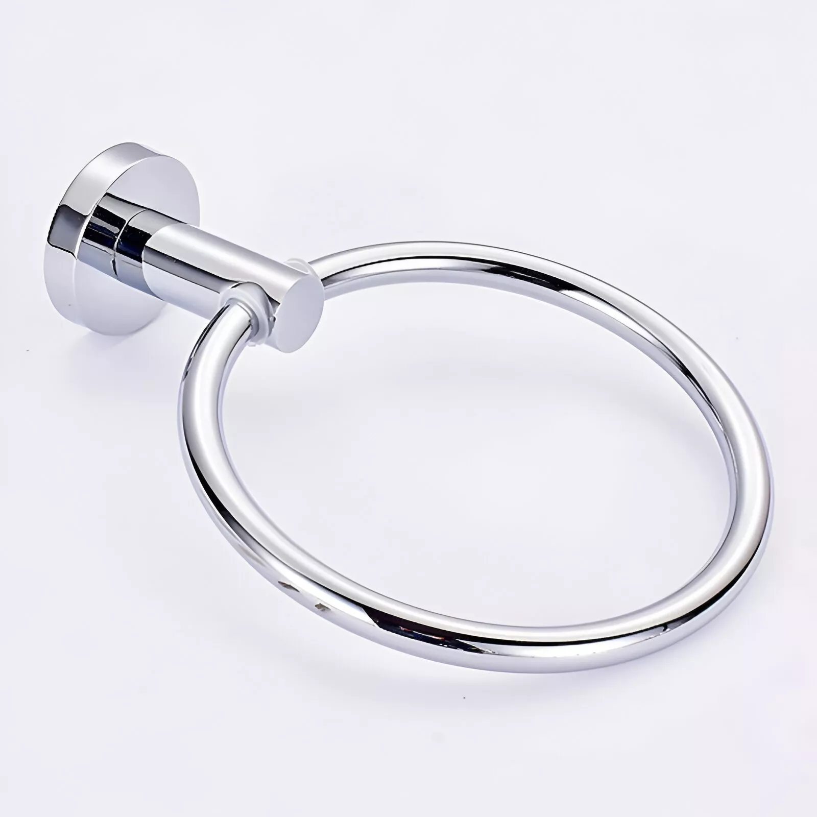 Stainless Steel Towel Ring – Wall-Mounted Round Towel Holder for Bathroom - Image 3
