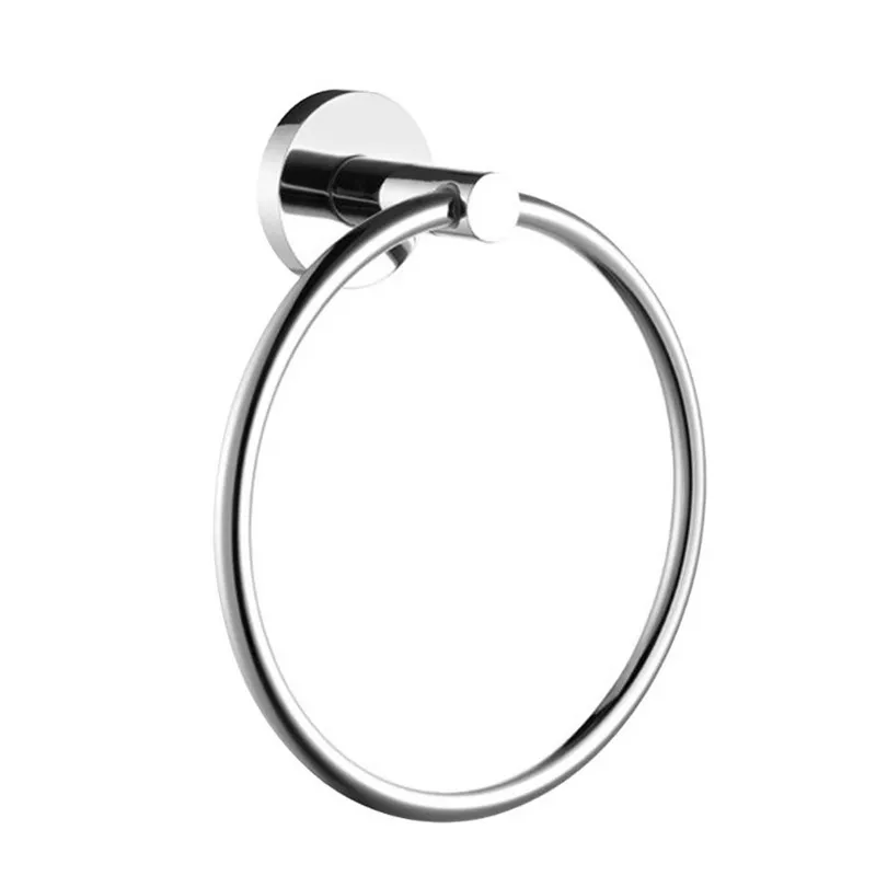 Stainless Steel Towel Ring – Wall-Mounted Round Towel Holder for Bathroom - Image 5