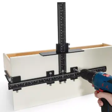 Adjustable Cabinet Hardware Jig with Center Punch