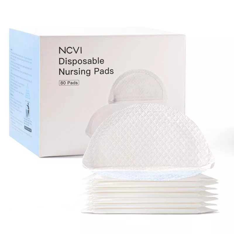 80 Count Ultra-Absorbent Disposable Nursing Pads for Breastfeeding Moms