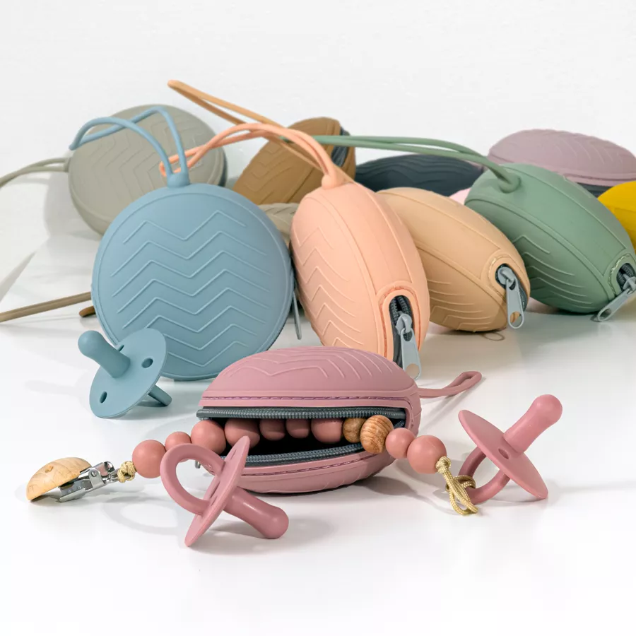 Portable Silicone Baby Pacifier Holder – BPA Free Nipple Storage Box - Image 3