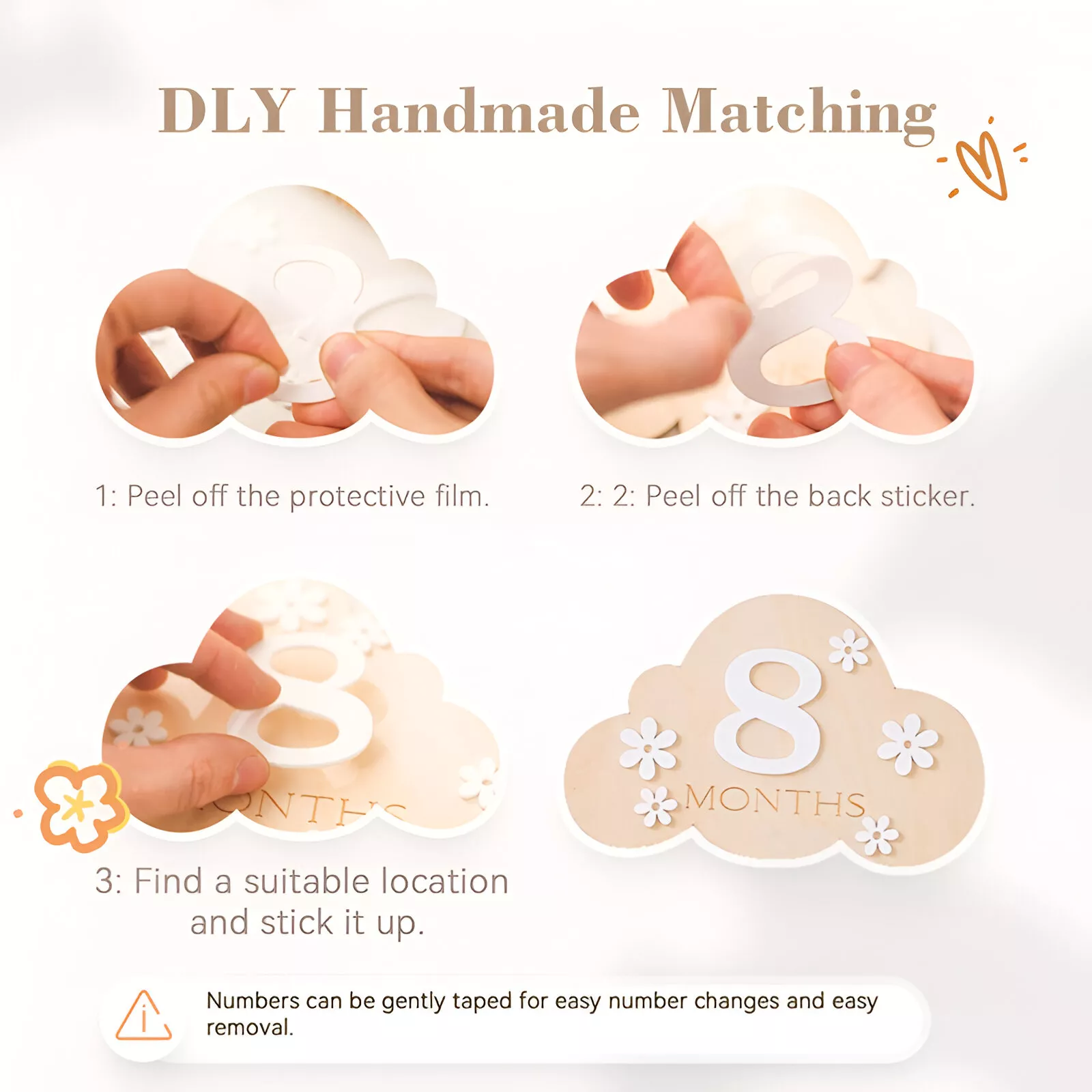 Baby Silicone Maracas Rattle & Milestone Cards Photography Set – Newborn Essentials - Image 6