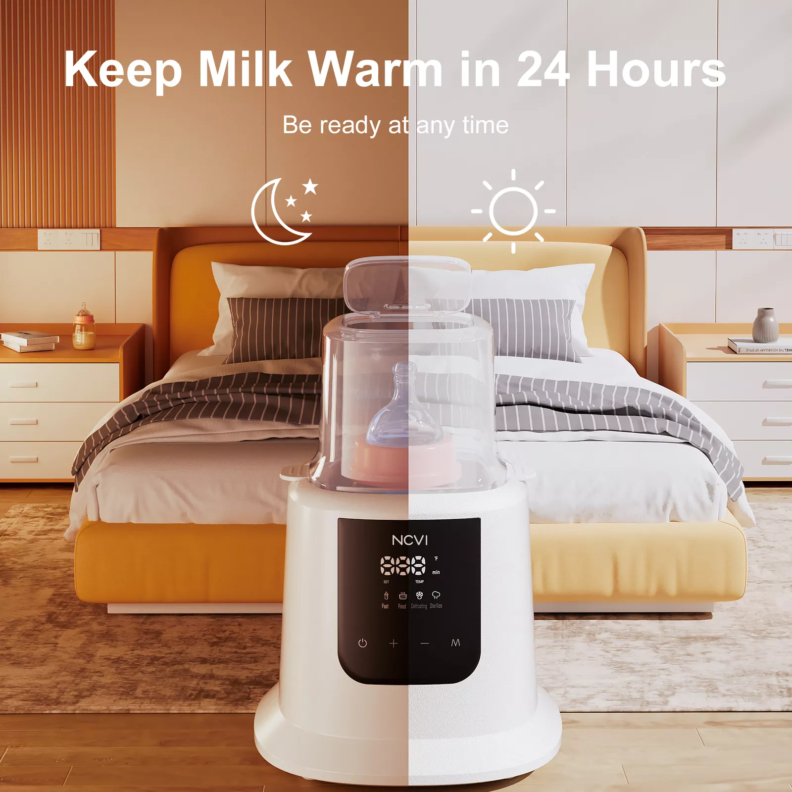 Baby Bottle Warmer and Food Heater with Fast Heating, Defrosting, and Sterilizing - Image 2