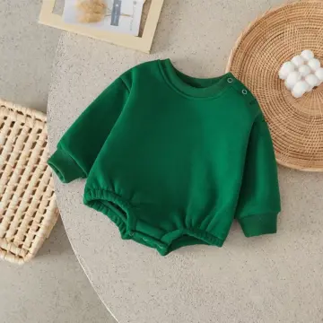 Baby Romper - Long Sleeve Solid Color Bodysuit for Fall and Winter, Unisex