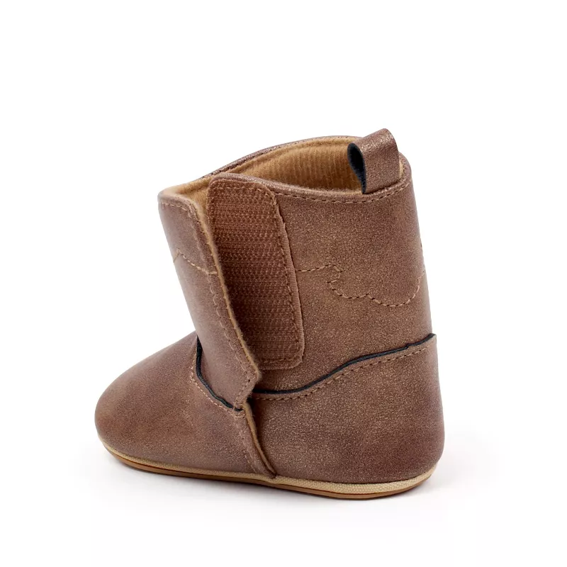 Baby Warm Boots Vintage Style First Walking Shoes for Winter and Fall - Image 7