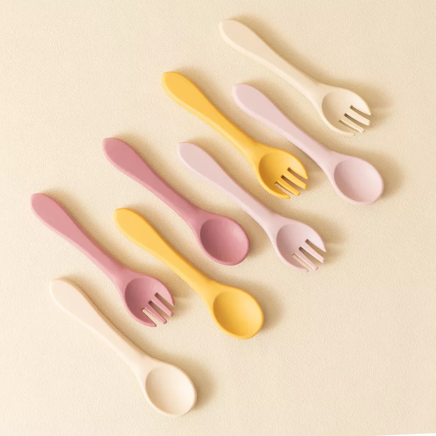 2PCS Silicone Baby Utensils Set - Image 3