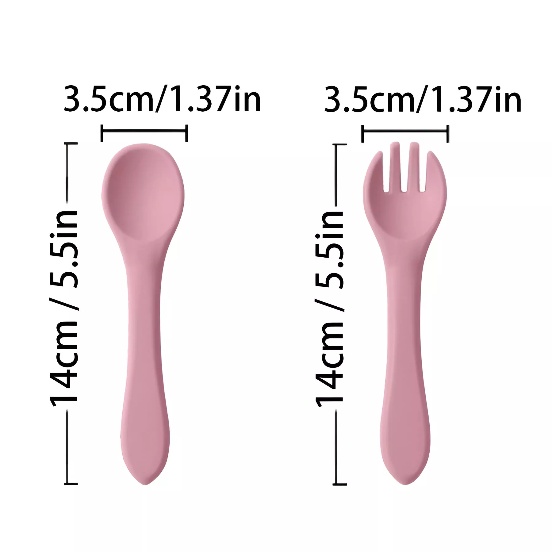 2PCS Silicone Baby Utensils Set - Image 6