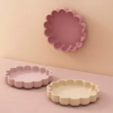 Cartoon Lion Silicone Baby Plate