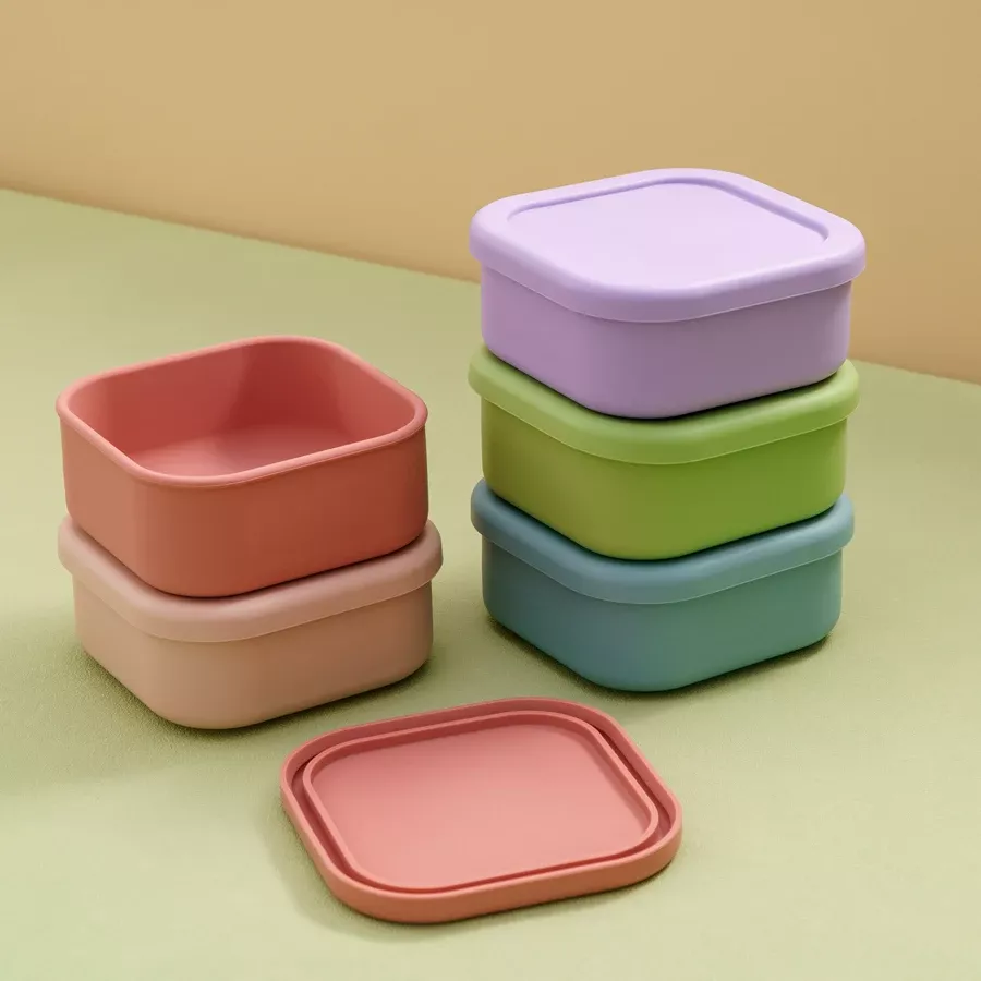 Silicone Baby Lunch Box with Single Compartment