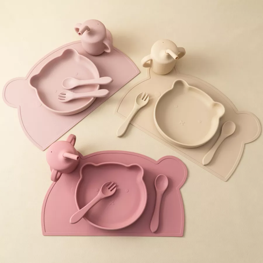5-Piece Baby Silicone Tableware Set - Image 4
