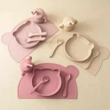 5-Piece Baby Silicone Tableware Set