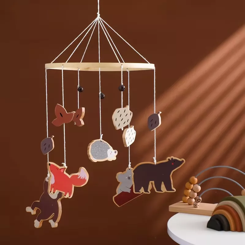 Wooden Baby Rattle Toy for Newborns - Image 2