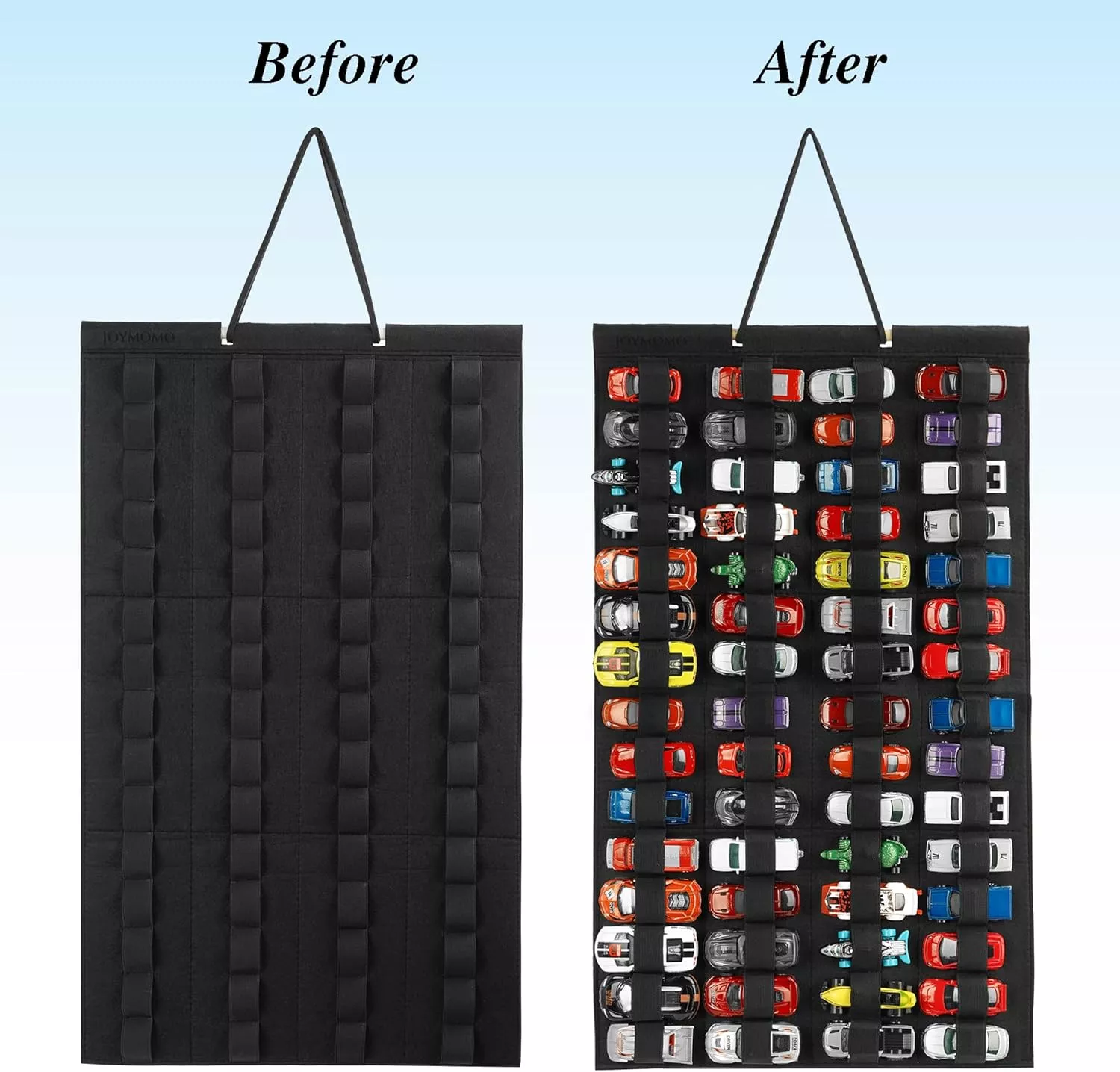 Hanging Wall Organizer for Toy Car Display – Large Capacity Storage - Image 2