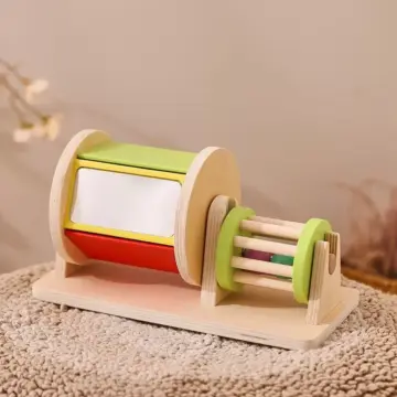 Colorful Wooden Montessori Drum Toy