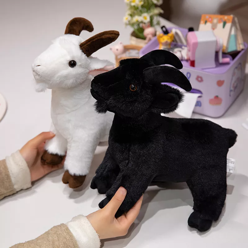 Realistic Goat Plush Toy - Image 5